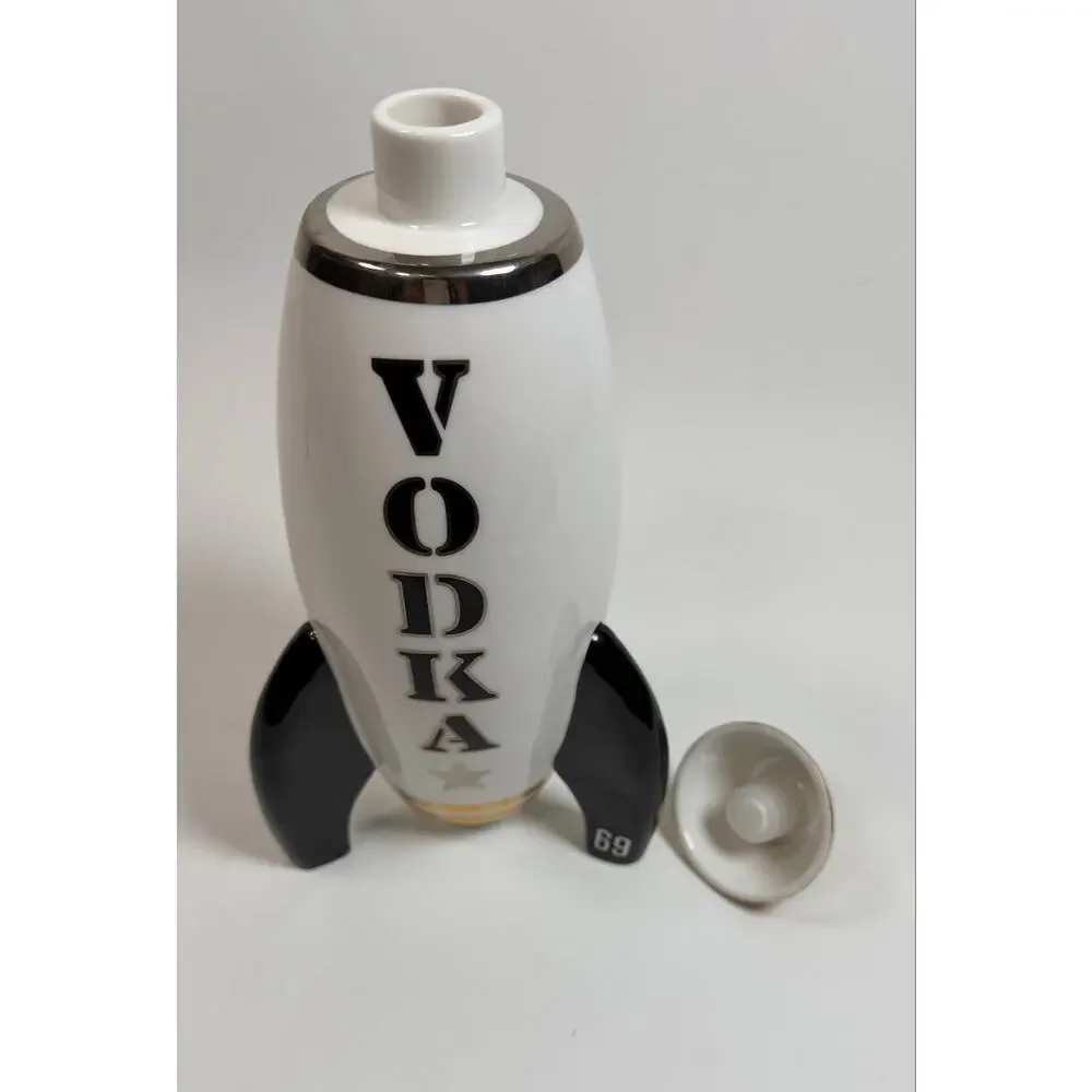 Jonathan Adler 24K Gold Detailed Vodka Rocket Decanter
